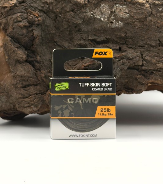 Fox Edges Tuff-Skin & Tuff-Skin Soft Vorfachmaterial 9,1kg 11,3kg 15,8kg 20m