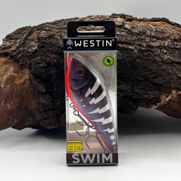 Westin Swim Glidebait 12cm 53g Suspending Purple Flash UV Limited Edition