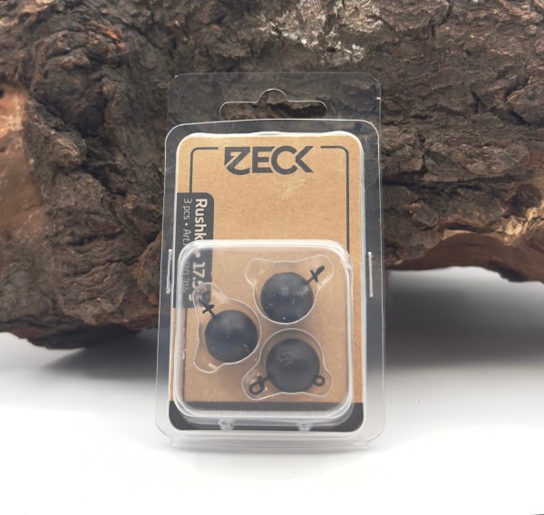 Zeck Rushka Snaps Wechsel-Kopf Blei Gewichte 3g-20g 3er Pack