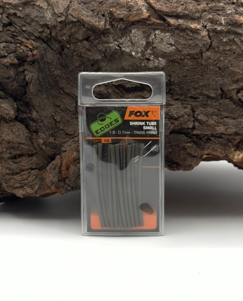 Fox Edges Shrink Tube S 1.8 - 0.7mm trans khaki SALE