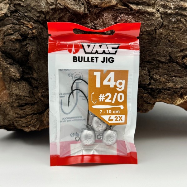 VMC Bullet Jig Haken #2/0 8g 10g 12g 14g 16g
