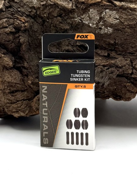 Fox Edges Naturals Tubing Tungsten Sinker Kit 5 Stück
