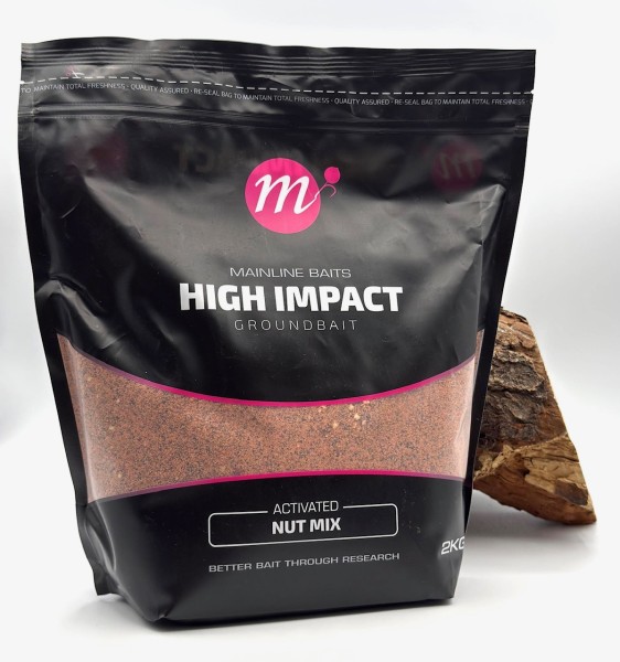 Mainline High Impact Groundbait Active Nut Mix 2 Kg