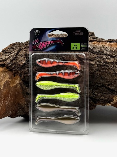 Fox Rage Ultra UV Mini Fry Mixed Colours Lure Pack 7cm