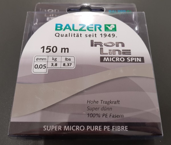 Balzer Iron Line Micro Spin 0,05mm 150m