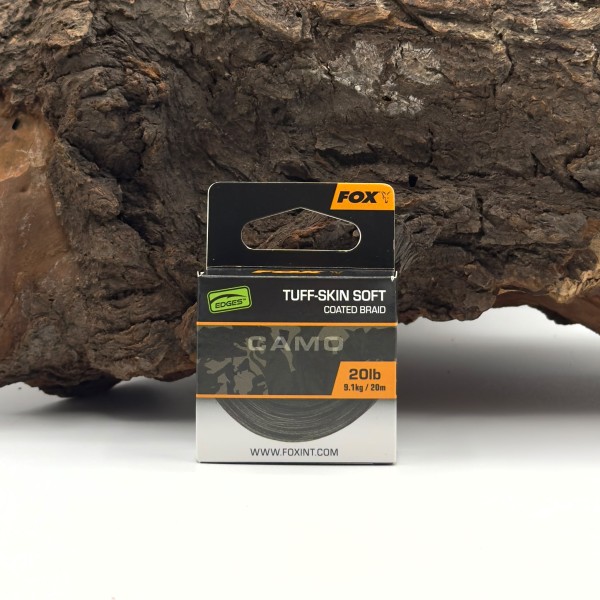 Fox Edges Tuff-Skin & Tuff-Skin Soft Vorfachmaterial 9,1kg 11,3kg 15,8kg 20m