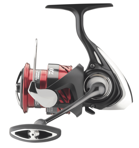 Daiwa 23 Ninja LT 4000-CP starke Spinnrolle mit Airdrive-Technologie