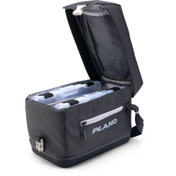 Plano Weekend EU 3600 SoftSider Slate Angeltasche mit 2 Tackleboxen