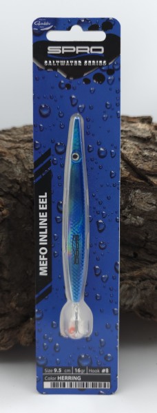 Spro Mefo Inline Eel 95mm 16g 6 Farben Meerforellenblinker Zink