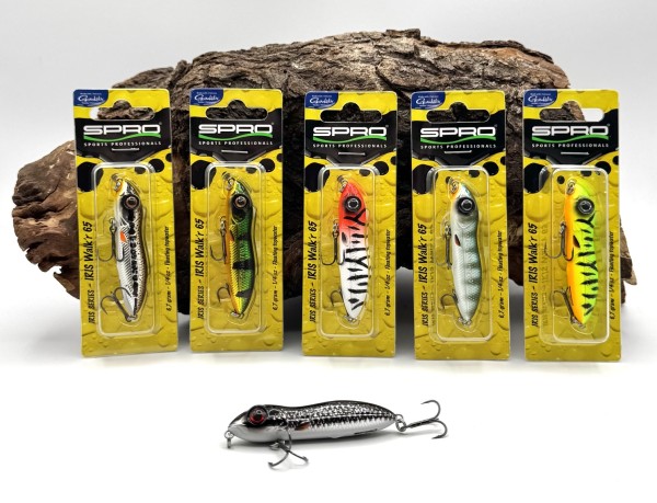 Spro Iris Walk´R 65 6,5cm 6,7g 6 Farben Oberflächenköder SALE
