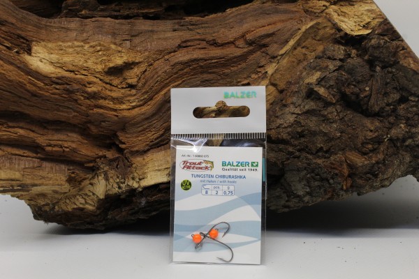 Balzer Trout Collector Cheburashka Tungstenhaken #6 #8 0,75g Orange