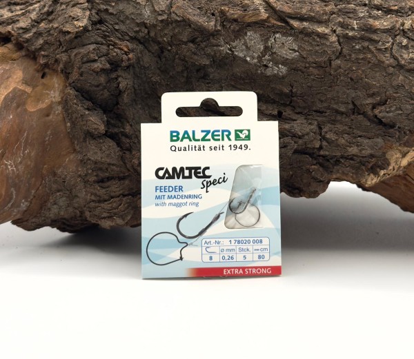Balzer Camtec Speci Haken mit Madenring Gr. 6 8 10 12
