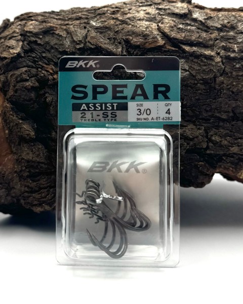 BKK Assist Spear-21 SS / UVO Treble Hook mit Baitholder