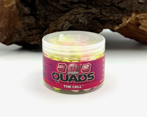 Mainline Quads Pop-Ups Floating 10mm 150ml The Link Essential Cell The Cell