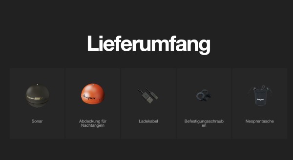 Deeper Smart Sonar Chirp+3 Wireless Sonar Fishfinder für iPhone iOS + Android