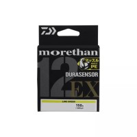 DAIWA Morethan Durasensor 12 Braid EX+Si3 150m 0,06mm Geflochtene Angelschnur Lime Green