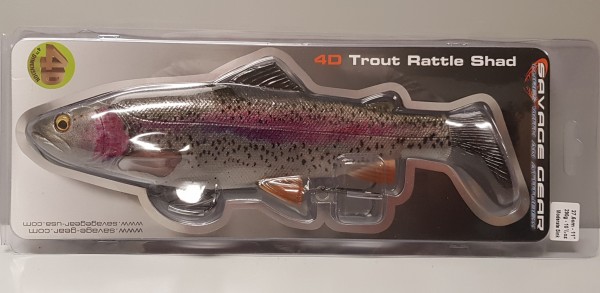 Savage Gear 4D Trout Rattle Shad 27,5cm 290g MS Moderate Sinking