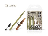 Delphin Set sCAMO HeavyC + QuickS + Tube Carp Rig Zubehör
