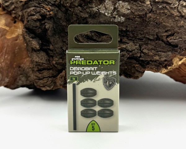 Fox Rage Predator Camo Deadbait Pop-Up Weights 3g 5g