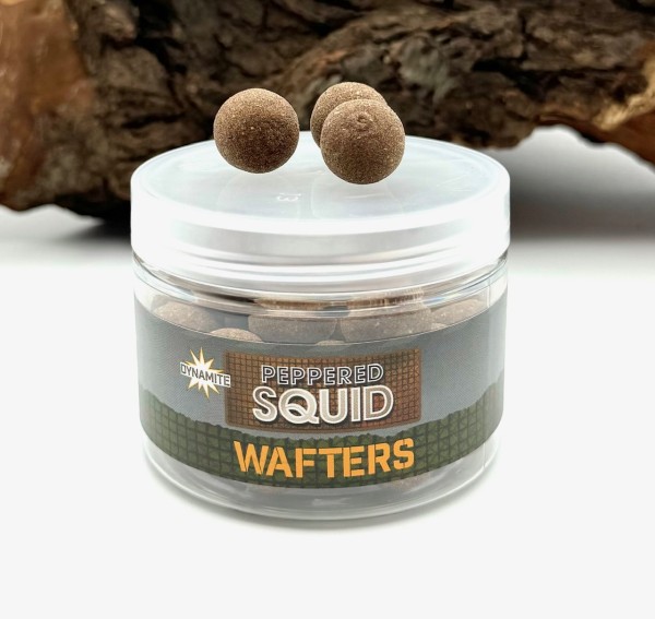 Dynamite Baits Peppered Squid Wafters 15mm 60g