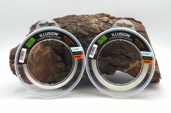 Fox Illusion Fluorocarbon Leader 50m Clear 0,50mm & 0,60mm