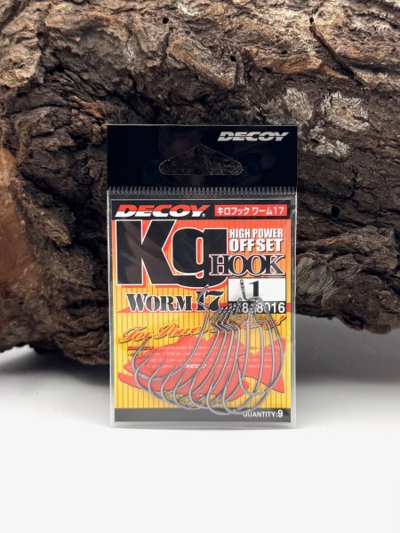 Decoy Kg High Power Offset Hook Worm17 Gr. 2 1 1/0 2/0 3/0