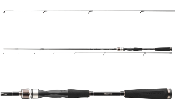Daiwa Exceler Solid Tip Spin 2tlg 0,5-7g 2,25m UL Spinnrute Finesse Angelrute DA
