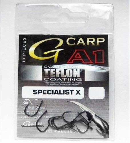 Gamakatsu G-Carp A1 Specialist X Hook 8 Teflon Coating 10 Stück SALE