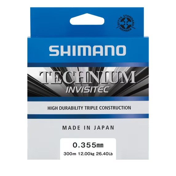 Shimano Technium Invisitec A Mono 300m Dehnungsarme Monoschnur 5 Größen