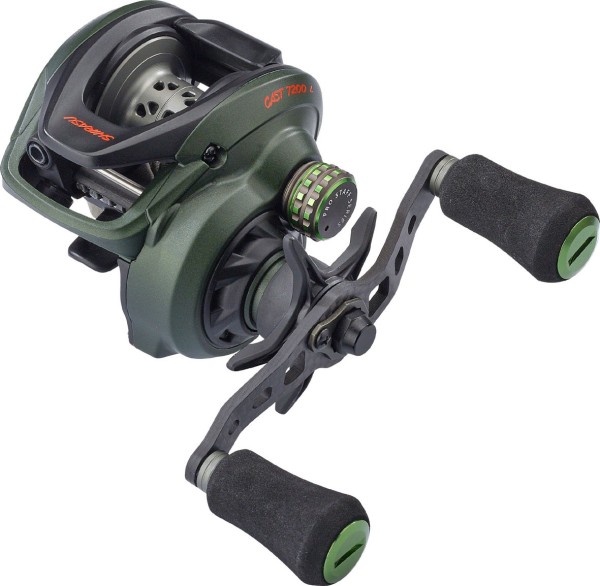 Balzer Shirasu Cast 7200 L Salzwasserfeste Baitcaster mit Carbonkurbel
