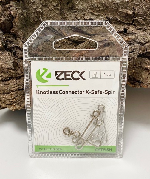 Zeck Wels Knotless Connector X Safe Spin 4 Stück XXL 3 Stück Knotenlosverbinder