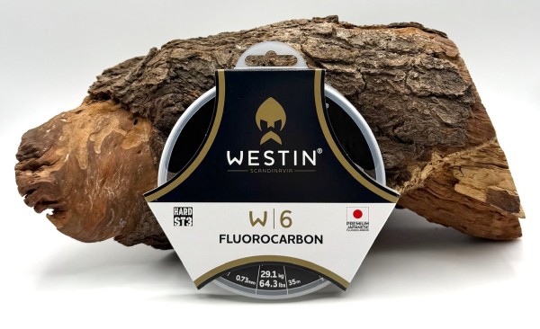 Westin W6 ST3 Fluorocarbon 0.73mm 29,1kg/64.3lbs 35m Clear Vorfachmaterial