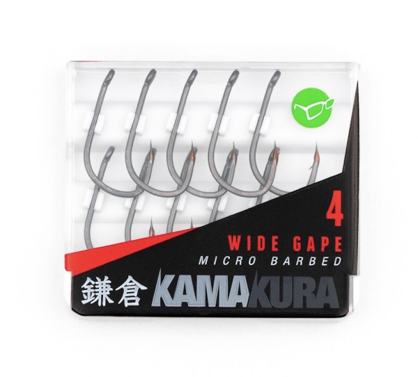 Korda Kamakura Wide Gape Barbless Gr. 4 Ultra Scharfer Karpfenhaken SALE