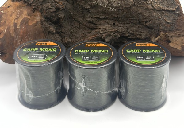 Fox Carp Mono 12lb 15lb 18lb 20lb 1000m 850m
