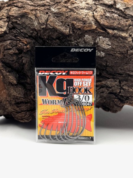 Decoy Kg High Power Offset Hook Worm17 Gr. 2 1 1/0 2/0 3/0