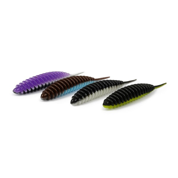 Spro Trout Master Worm 65 65mm Garlic Aroma UV viele Farben