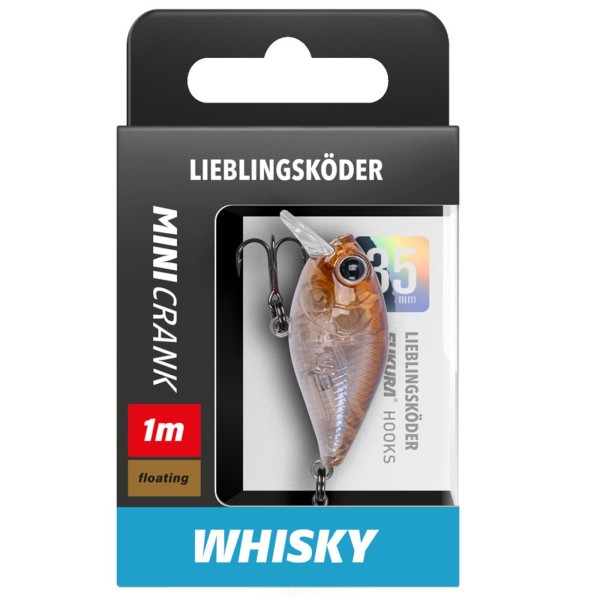 Lieblingsköder Mini Crank Wobbler 35mm 3,6g Floating 16 Farben