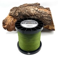 Delphin GHOST 4+1 grün 0,23mm 13,6kg je 10m geflochtene Karpfenschnur sinkend