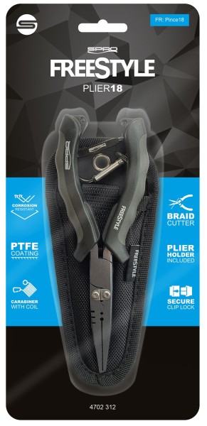 Spro Freestyle Plier 18 Multifunktionszange 18cm incl. Tasche