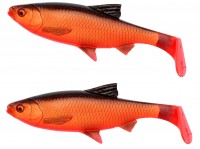 3D River Roach Paddle Tail 22cm 125g Bloody Belly ABVERKAUF