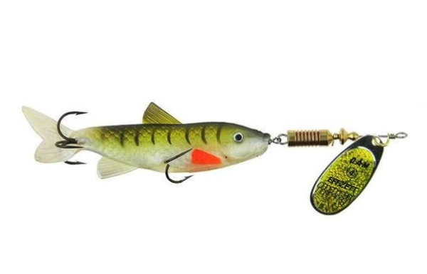 DAM Effzett Minnow Spinner Sinking 3g 5g 7g 13g Yellow Black