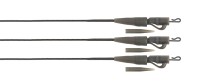 Fox Edges Naturals Leadcore Lead Clip Leaders 75cm 50lb 3 Stück