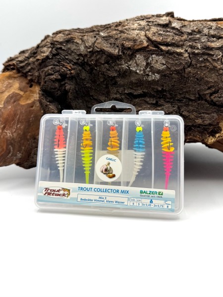 Balzer Trout Attack Trout Mega Mix Tungstenhaken Knoblauch 5cm