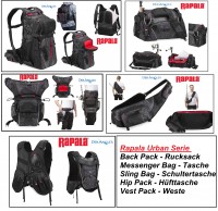 Rapala Urban Bag Pack Hip Pack Messenger Bag Sling Bag Vest Pack Rapala Urban Bag Pack Hip Pack Messenger Bag Sling Bag Vest Pack