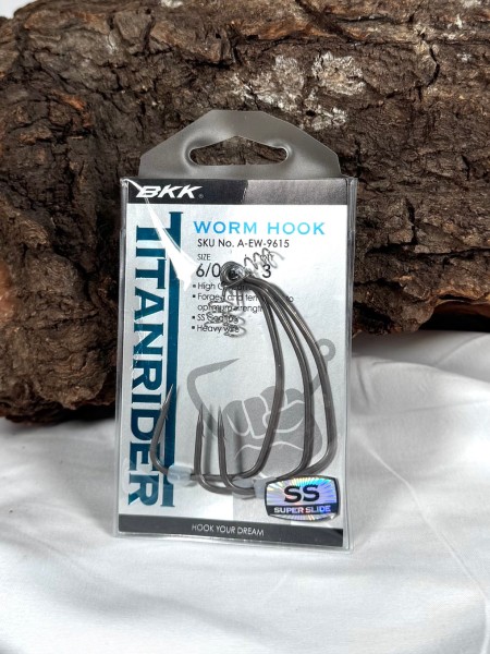 BKK Titanrider Worm Hook Weedless Super Slide