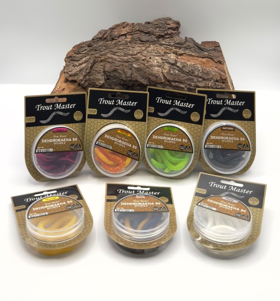 SPRO Trout Master Dendrobaena 90mm TPE-Wurm mit Knoblauch