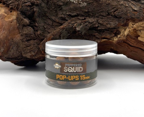 Dynamite Baits Peppered Squid Pop Ups 15mm 42g