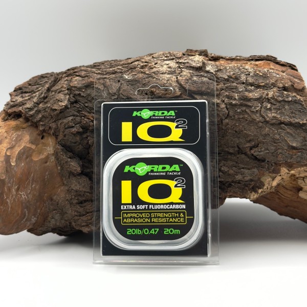 Korda IQ2 Extra Soft Fluorocarbon Hooklink 0,47mm 20lb