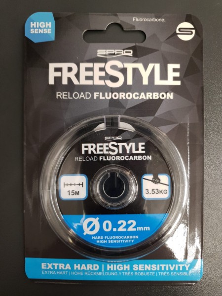 Spro Freestyle Fluorocarbon 0,18 0,22 0,26 0,28 0,31 0,35mm a 15m