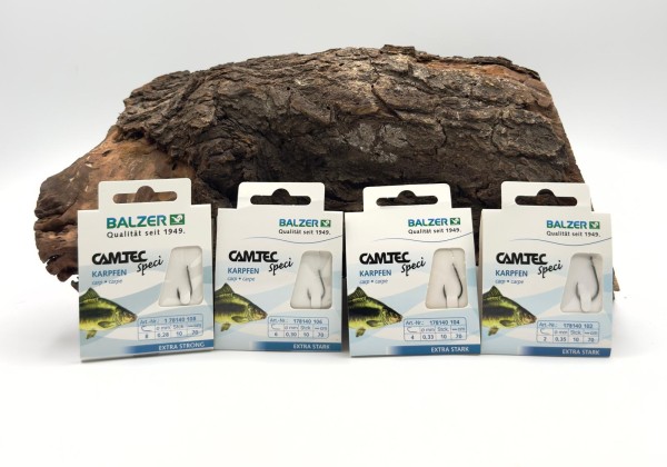Balzer Camtec Speci Karpfen Schwarz extra stark 70cm Gr. 2 4 6 8